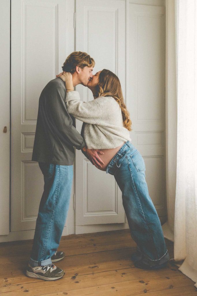 Photographe Lille, femme enceinte, séance photo portrait