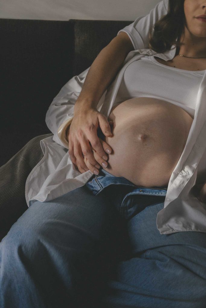 Photographe Lille, séance photo femme enceinte, grossesse, portrait.