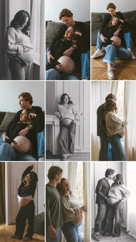 Photographe Lille, femme enceinte, séance photo portrait