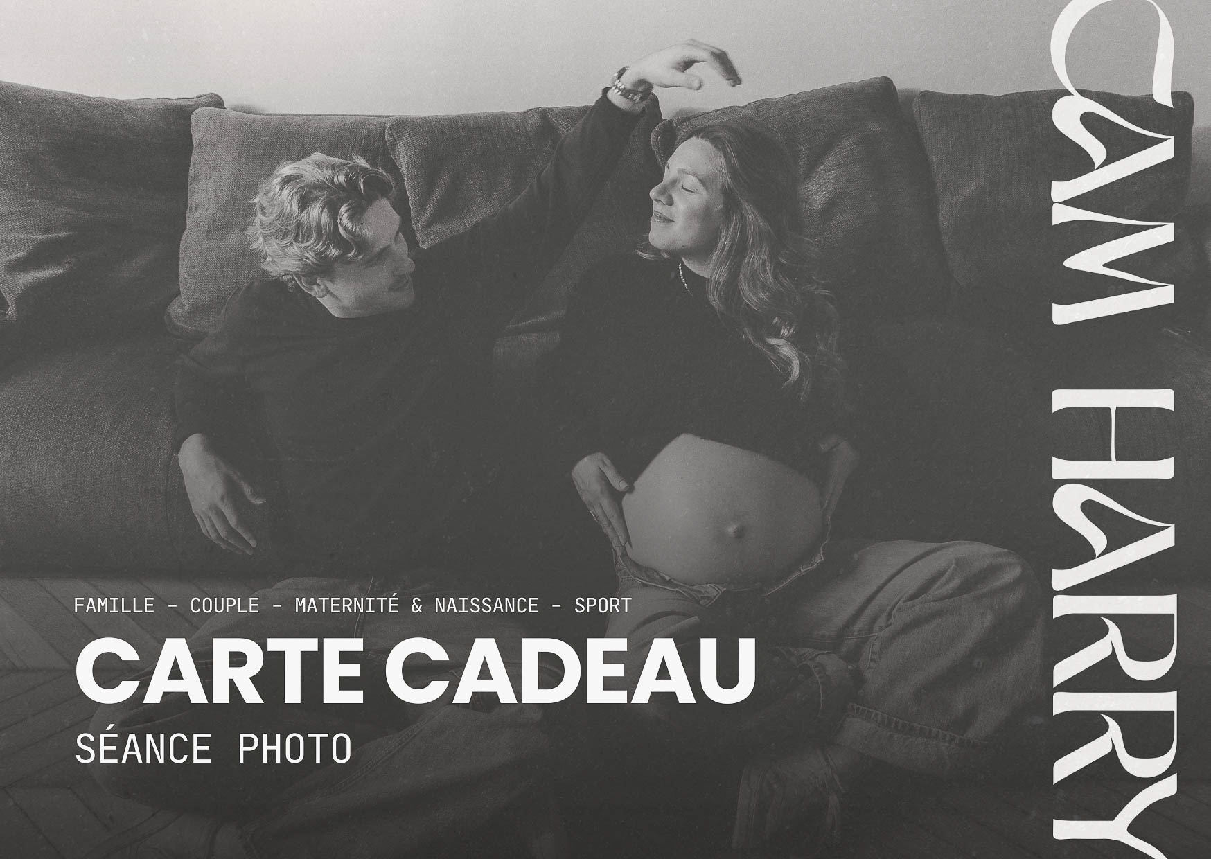 Carte cadeau Cam Harry pour offrir une séance photo sur la Côte d’Opale
